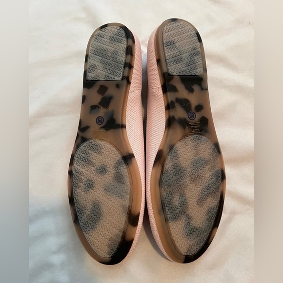 Rothys The Flat in Blush Pink w Tortoise Soles - Picture 4 of 6